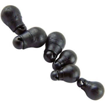Conector Rapid Korum Quick Change Beads, Negru, 8buc/blister