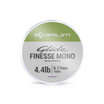 Fir Monofilament Korum Glide Finesse Mono, Transparent, 150m