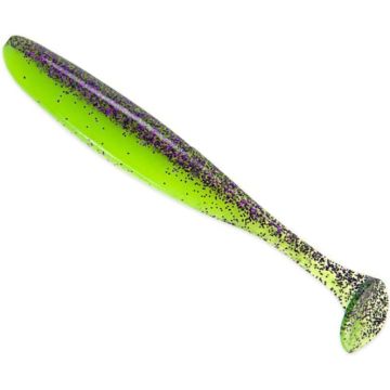 Shad Keitech Easy Shiner, Purple Chartreuse, 8.9cm, 7buc/plic