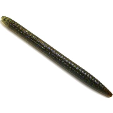 Worm Keitech Salty Core Stick, Green Pumpkin Candy, 11.4cm, 10buc/plic