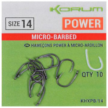 Carlige Korum Xpert Power Hook, 10buc/plic