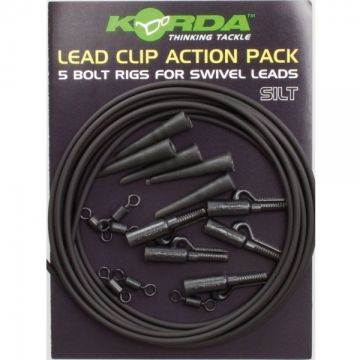 Kit Montura Plumb Pierdut Korda Lead Clip Action Pack