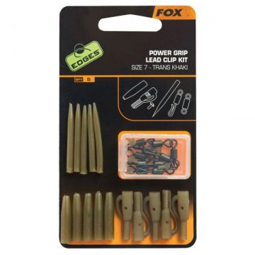 Kit Monturi Fox Edges Power Grip Lead Clip, 5x5buc/plic