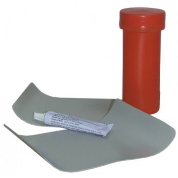 Kit Reparatie Barci, 2 Petice PVC + 1 Tub Pasta Adeziva