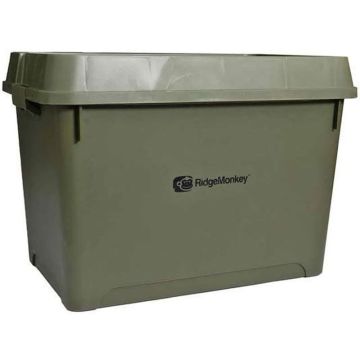 Lada RidgeMonkey Armoury Stackable Storage Box, Khaki, 27x60x40cm, 36L