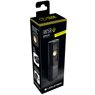Lanterna Led Lenser IW5R Flex Black, 300 Lumeni + Cablu USB