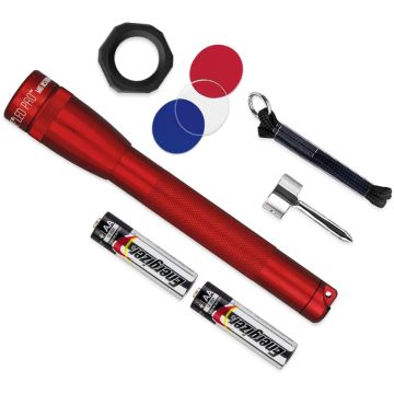 Lanterna Maglite LED 2 Cell AAA Flashlights Pro Combo Pack, Red, Blister