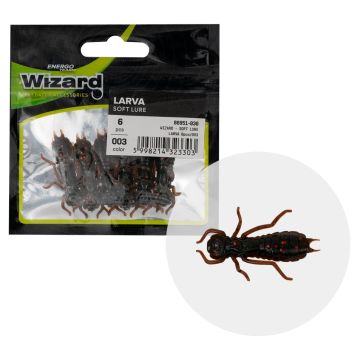 Larva Wizard Soft Lure, Culoare 003, 3.5cm