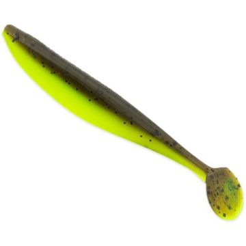 Shad Lunker City SwimFish 2.75", Green Pumpkin Chartreuse, 7cm, 12buc/blister