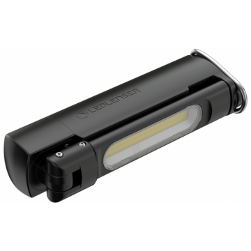 Lanterna Led Lenser W6R Work Black, 500 Lumeni