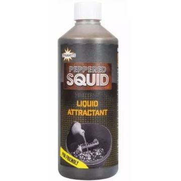 Lichid Atractant Dynamite Baits, Peppered Squid, 500ml