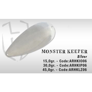 Lingurita Oscilanta Colmic Herakles Monster Keeper, Silver, 10cm, 45g