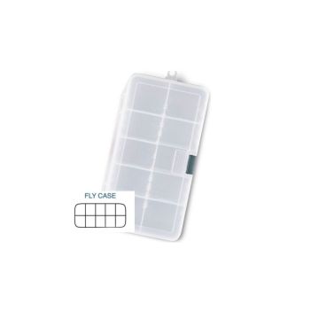 Cutie Meiho Plastic Box Fly Case F-LL Clear, 21.4x11.8x4.5cm