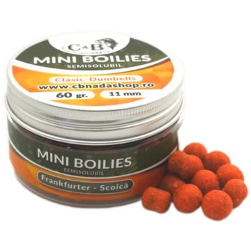Mini Boilies Semisolubil C&B Clasic-Dumbells, 11mm, 60g 