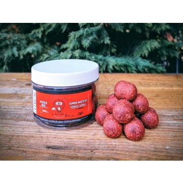 Boilies Tari de Carlig Dudi Bait Jumbo Wafters Hardned/Dumbell, Mister Red, 200g/borcan