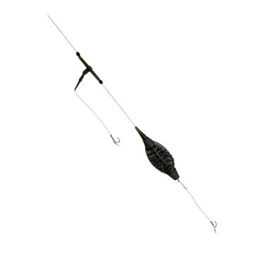 Montura Crap-Caras Dunare cu Momitor Arc si Placa Boat Lazy Fish, Spin, Carlig Nr.6, 1buc/plic