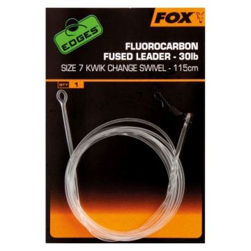 Montura Fox Fluorocarbon Fused Leader Kwik Change, 115cm