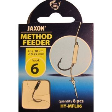 Montura Jaxon Method Feeder FL, 0.22mm, 30cm, 8buc/plic