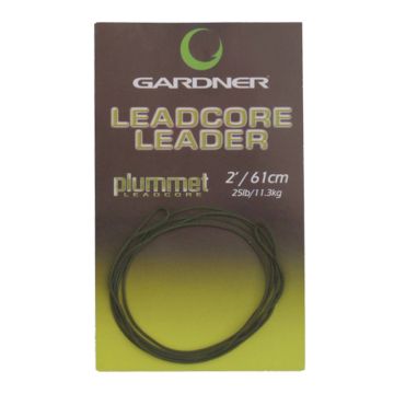 Montura Leadcore Gardner Ready Tied Leader Green 91cm