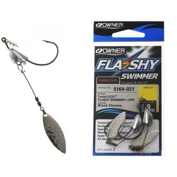 Montura Owner 5164 Flashy Swimmer Blade, 2bucplic
