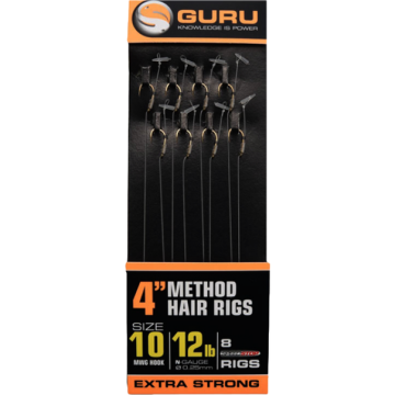 Monturi Guru Speedstop Method Hair Rigs, 10cm, 8buc/plic