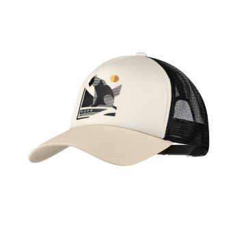 Sapca Buff Trucker Cap, Mook Cream