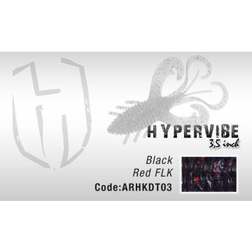 Naluca Colmic Herakles Hypervibe 8.9cm Black Red FLK 7buc/plic