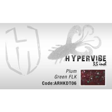Naluca Colmic Herakles Hypervibe 8.9cm Plum Green FLK 7buc/plic