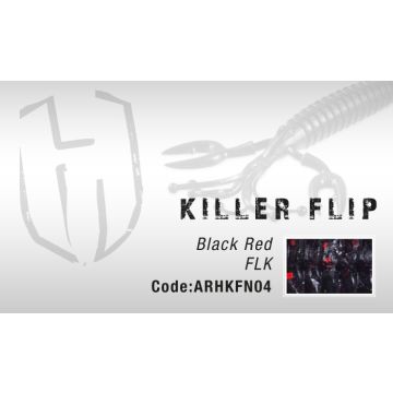 Naluca Colmic Herakles Killer Flip 10cm Black Red Flk 7buc/plic