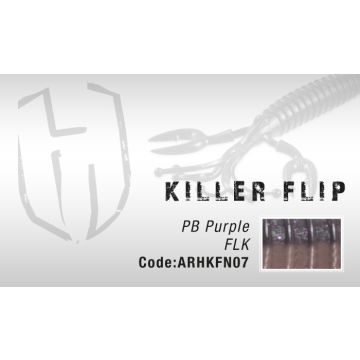 Naluca Colmic Herakles Killer Flip 10cm PB Purple Flk 7buc/plic