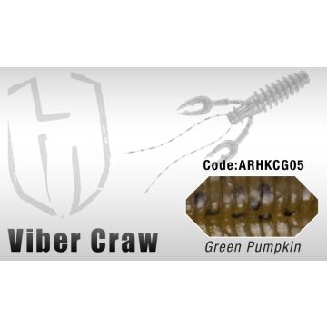 Naluca Colmic Herakles Viber Craw 8.9cm Green Pumpkin 7buc/plic