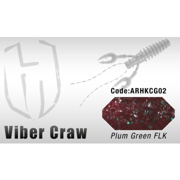 Naluca Colmic Herakles Viber Craw 8.9cm Plum Green FLK 7buc/plic