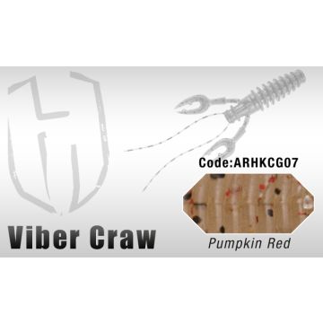 Naluca Colmic Herakles Viber Craw 8.9cm Pumpkin Red 7buc/plic