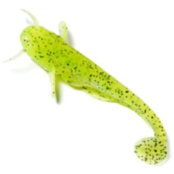 Naluca FishUp Catfish 3", Culoare 055 Chartreuse/Black, 7.5cm, 8buc/plic