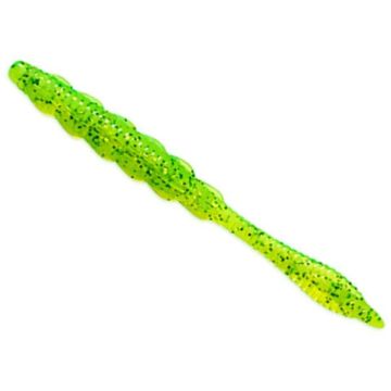 Naluca FishUp Scaly FAT 3.2" Worm, Culoare 026 - Flo Chartreuse/Green, 8cm, 8buc/plic