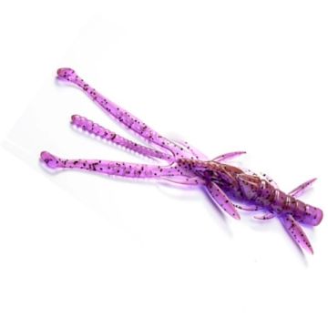 Naluca FishUp Shrimp 3" Worm, Culoare 016 Lox/Green & Black, 8cm, 9buc/plic