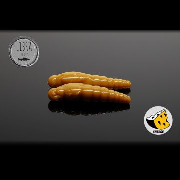 Naluca Libra Lures Largo Slim Worm Cheese, Culoare 036, 2.8cm, 15bucborcan