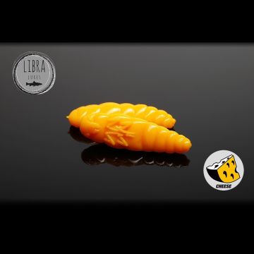 Naluca Libra Lures Largo Worm Cheese, Culoare 008, 3.5cm, 10bucborcan