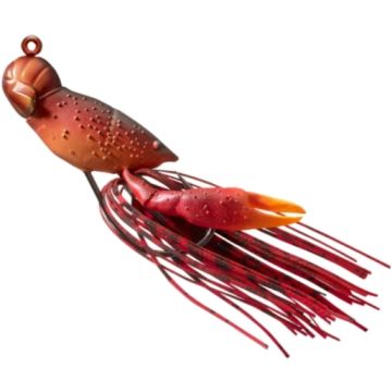 Naluca Live Target Hollow Crawfish Jig, Red, 4.5cm, 14g