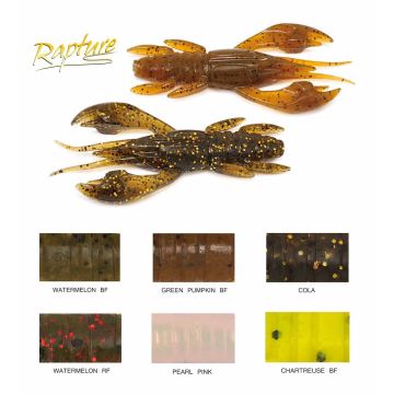 Naluca Rapture Crayfish, Chartreuse BF, 5.3cm, 1.7g, 8buc/plic