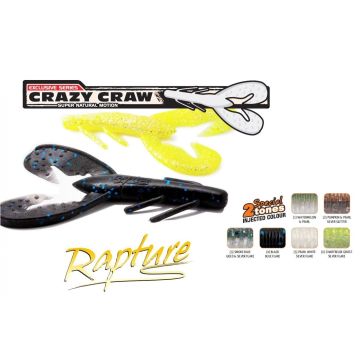 Naluca Rapture Crazy Craw, Chartreuse Ghost, 9cm, 8bucplic