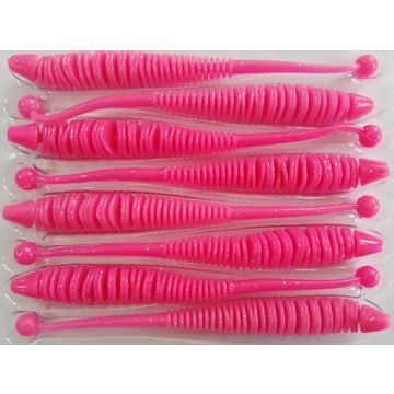 Naluca Rapture Evoke Worm, Pink, 6cm, 12buc/plic