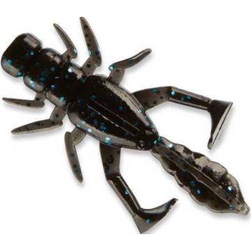Naluca Soft Daiwa Duckfin Bug Black Blue 5cm, 10buc/plic