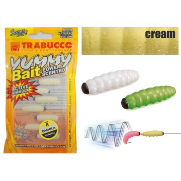 Naluca Trabucco Yummy Bait Camola Cream 1.5cm, 8 buc/plic