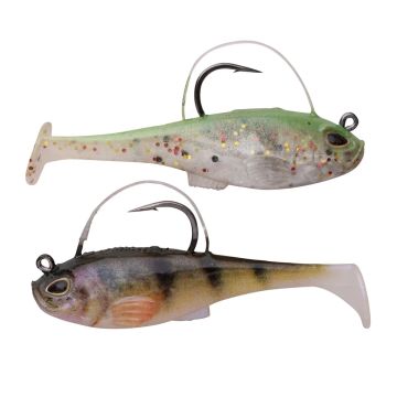 Shad Berkley PowerBait Agent E, Perch + Goblin, 5.5cm, 8g, 2buc/blister
