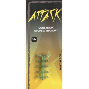 Opritoare Attack Cone Hook Stopps Xtra Soft, 10buc/plic