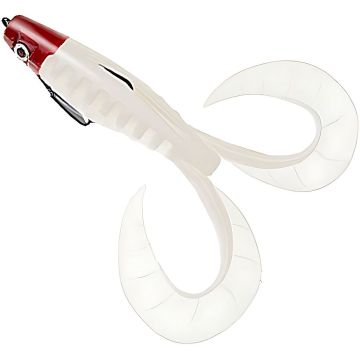 Grub Delalande Neo Frog, Blanc Tete Rouge, 14cm, 48g, 1buc/plic