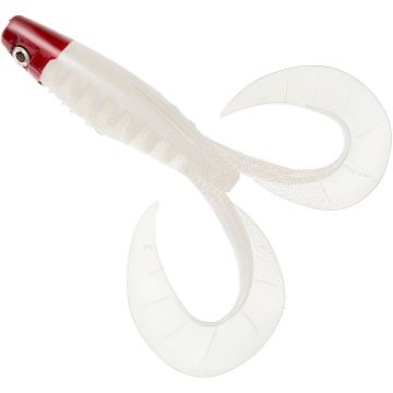 Grub Delalande Neo Frog, Blanc Tete Rouge, 18cm, 60g, 1buc/plic
