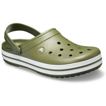 Papuci Crocs Crocband Clog, Army Green