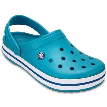 Papuci Crocs Crocband Turquoise/Oyster